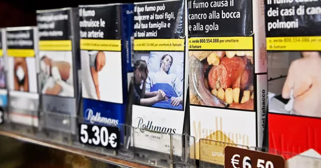 Aumenti sui tabacchi dal 14 ottobre: 28 prodotti con nuovi prezzi. Ecco i più costosi