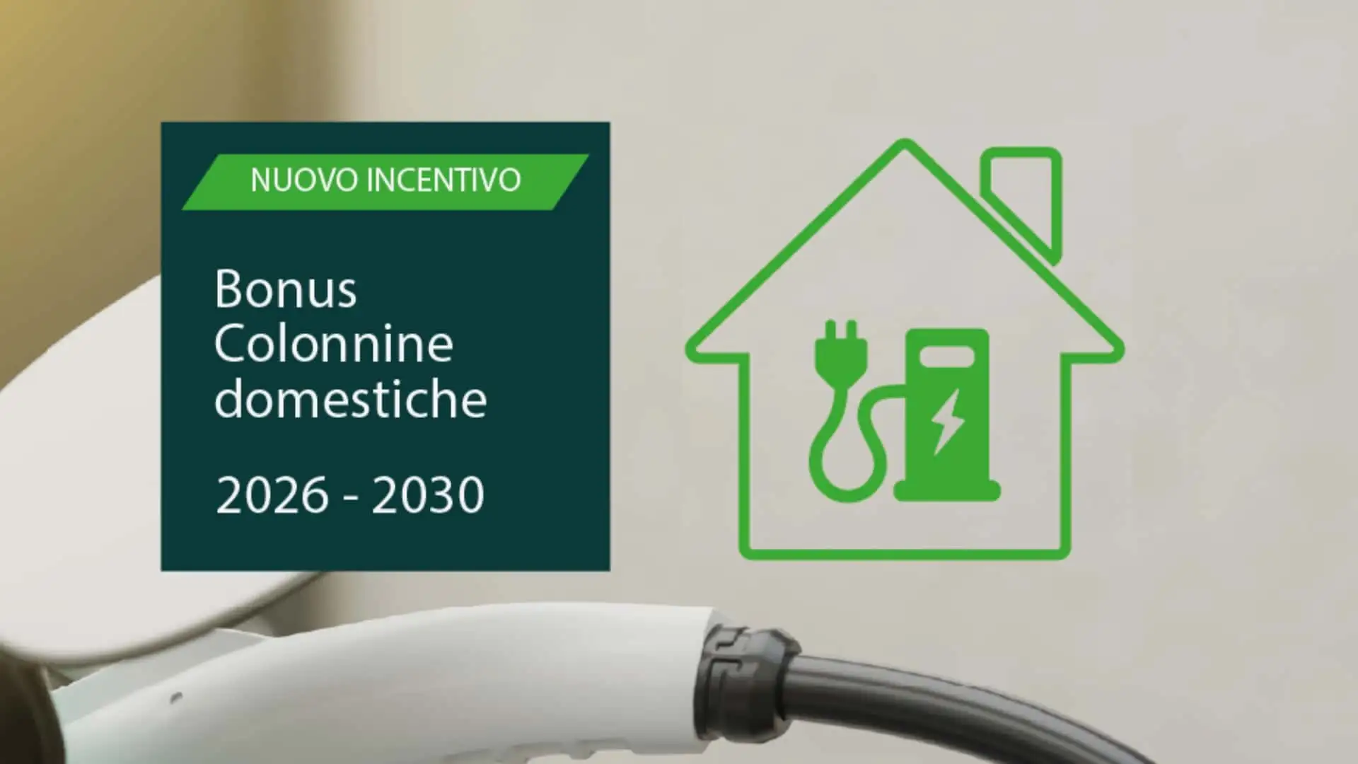 Incentivi per colonnine di ricarica 2026: aperte le richieste fino a 1.500 euro per auto elettriche
